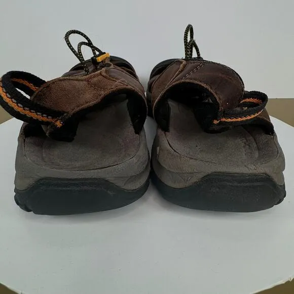 Keen Mens Venice Brown Leather Sport Sandals Waterproof Sz 11.5 Hiking Camping