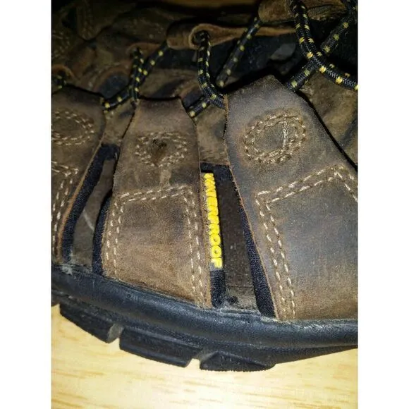 Keen Newport Bison Hiking Sandals Men Sz 8 Brown Leather Waterproof‎ Outdoors