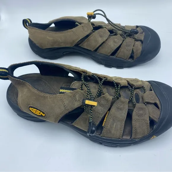 Keen Newport Brown Leather Men’s Hiking Water Sandals