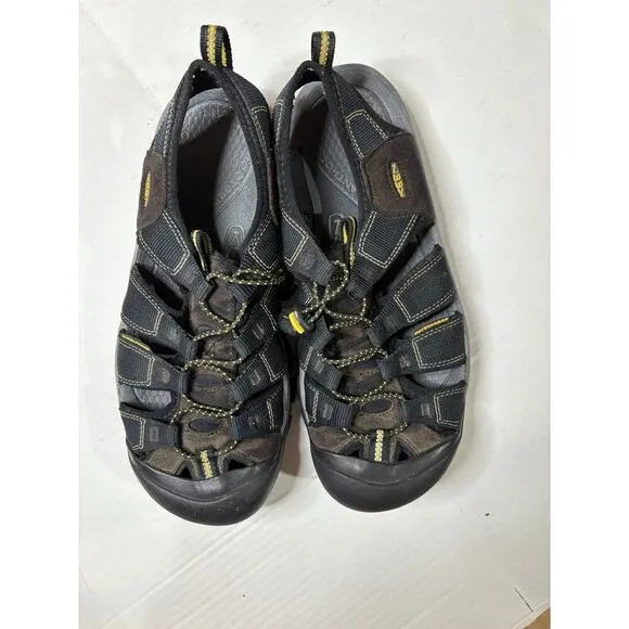 KEEN Newport H2 Hiking Sandals Shoe Men 10.5 Black All Terrain Sport Waterproof
