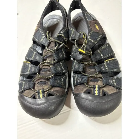 KEEN Newport H2 Hiking Sandals Shoe Men 10.5 Black All Terrain Sport Waterproof