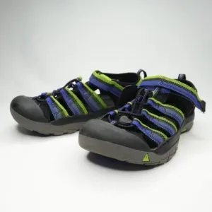 Keen Newport H2 Kids Size 5 Blue Green Slip On Waterproof Fisherman Sandals