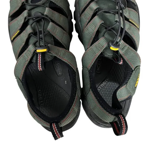 Keen Newport H2 Mens Waterproof Sandals Olive/Black Size 11