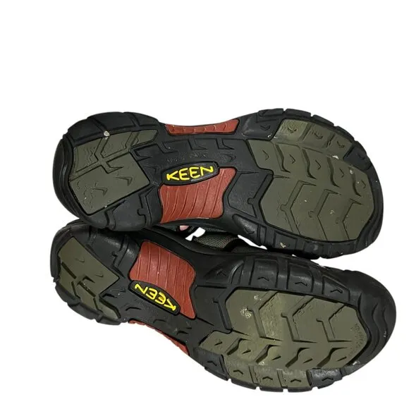 Keen Newport H2 Mens Waterproof Sandals Olive/Black Size 11