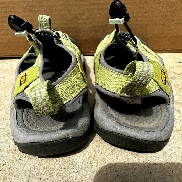 Keen Newport H2 Outdoor Sandals Hiking Closed Toe Waterproof Yellow Green 6
