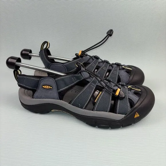 KEEN Newport H2 Sandals Men’s Size 12 1001938 Blue Waterproof Hiking Bungee Cord
