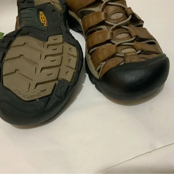 KEEN Newport H2 Waterproof Hike Sandals Mens Size 8.5 /41 Brown- Athletic Shoes