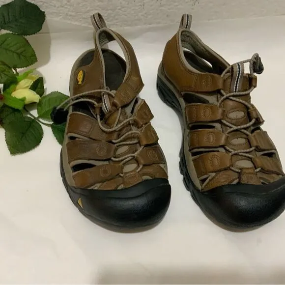 KEEN Newport H2 Waterproof Hike Sandals Mens Size 8.5 /41 Brown- Athletic Shoes