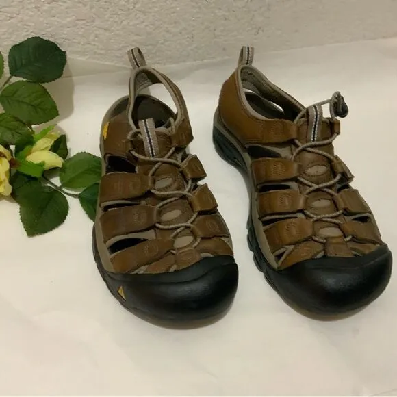 KEEN Newport H2 Waterproof Hike Sandals Mens Size 8.5 /41 Brown- Athletic Shoes