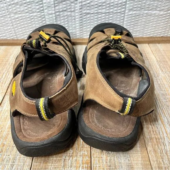 Keen Newport Leather Waterproof Hiking Sandals With Straps Size 12