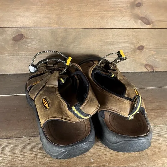 keen newport mens size 13 shoes brown leather waterproof athletic outdoor sandal