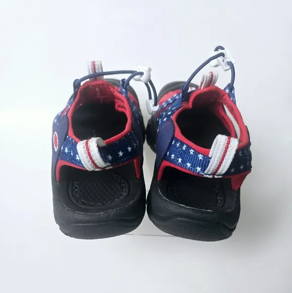KEEN Newport Red, White and Blue Sandals size 6.5