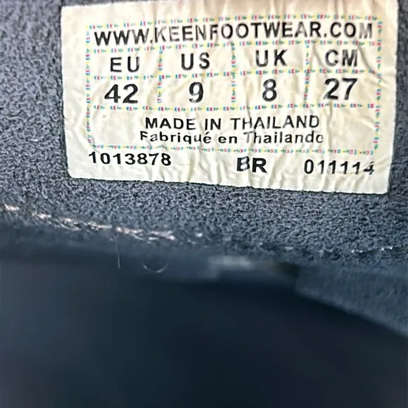 KEEN UNEEK 1013878 Mens Classic Two Cord Outdoor Waterproof Gray/Green Sandals
