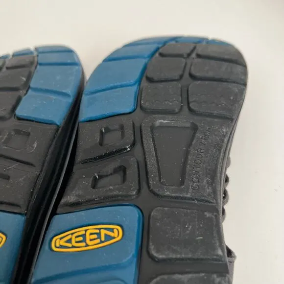 KEEN Uneek Flat Cord Summer Gray Sandals Mens Size 12