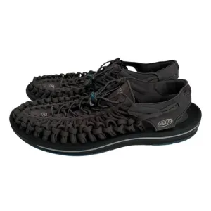 KEEN Uneek Flat Cord Summer Gray Sandals Mens Size 12