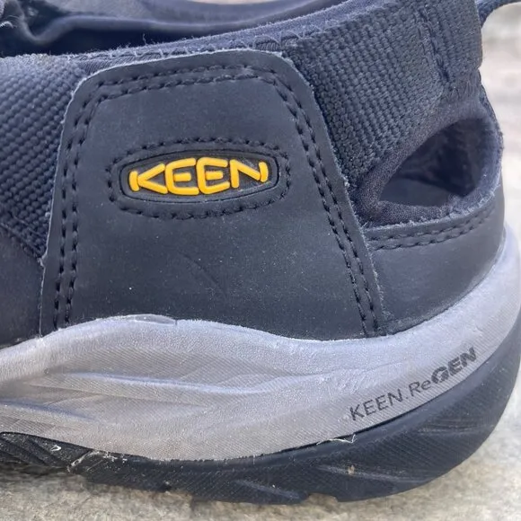 Keen Utility Men Steel Toe Sandals Black 14 EE Wide Waterproof EH Slip Resistant