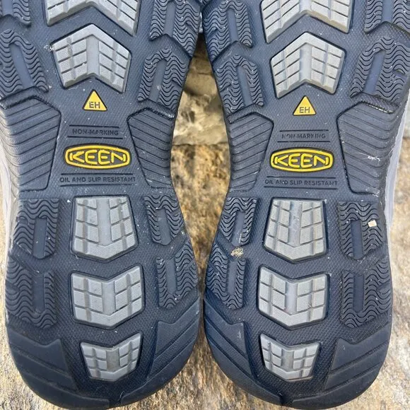 Keen Utility Men Steel Toe Sandals Black 14 EE Wide Waterproof EH Slip Resistant