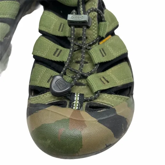 Keen Waterproof Sandals Size 6 Green Camo Newport H2 Sport