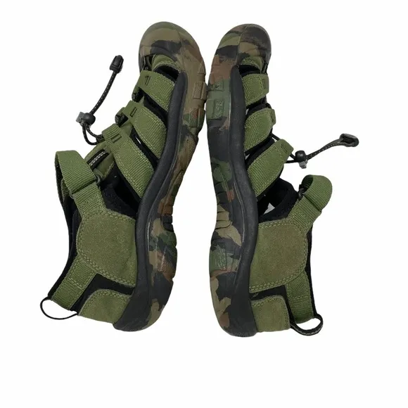 Keen Waterproof Sandals Size 6 Green Camo Newport H2 Sport