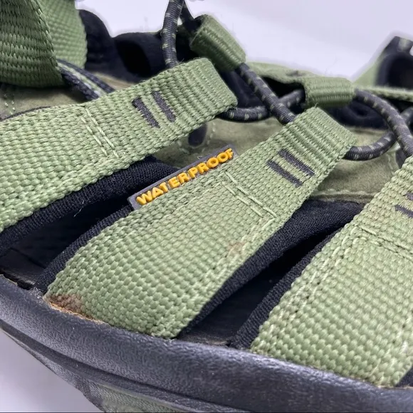 Keen Waterproof Sandals Size 6 Green Camo Newport H2 Sport