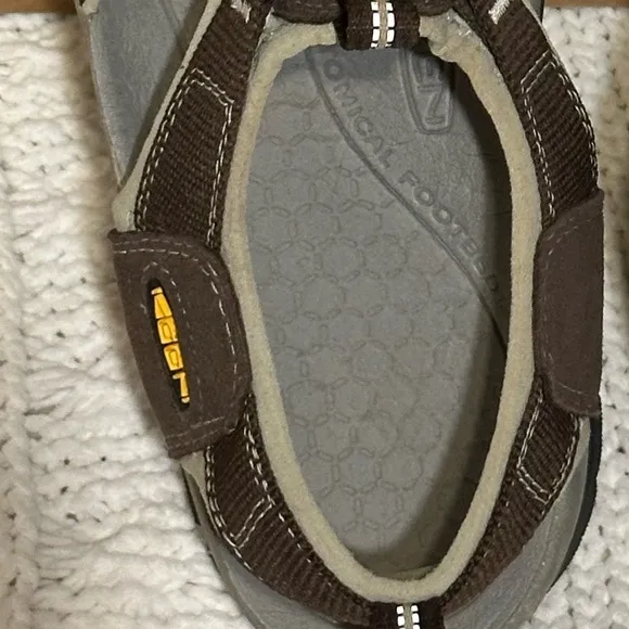 Keen waterproof sandals women 39 8.5 brown black gray tan hiking trail shoe lake