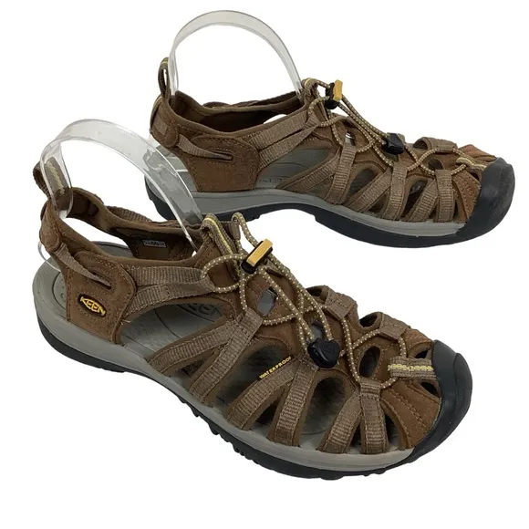 KEEN Whisper Sport Hiking Sandals Waterproof Brown