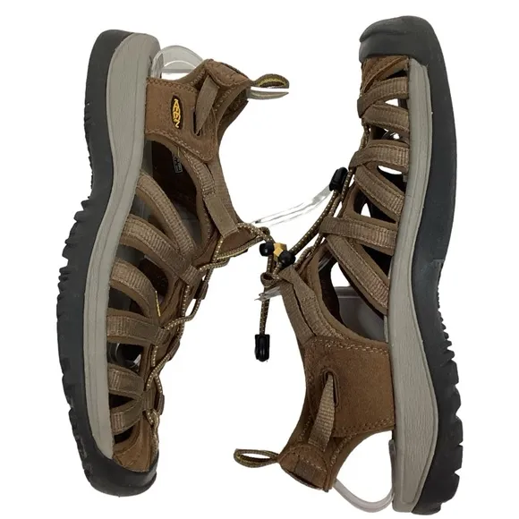 KEEN Whisper Sport Hiking Sandals Waterproof Brown