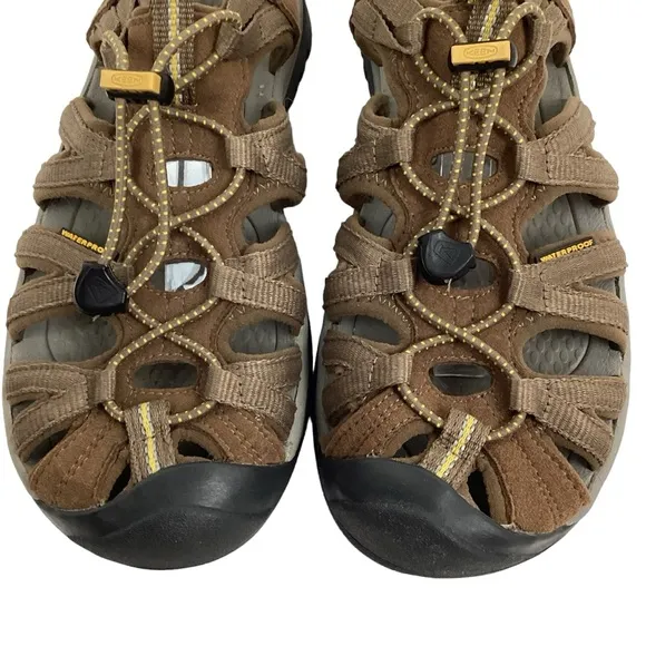 KEEN Whisper Sport Hiking Sandals Waterproof Brown