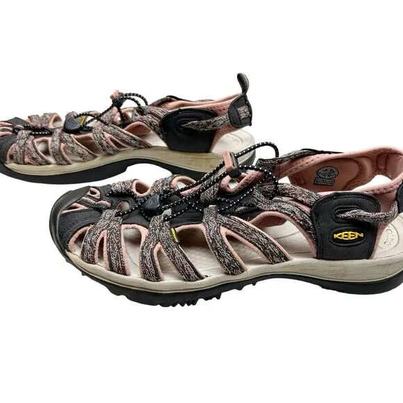 Keen Whisper Waterproof Hiking Sandals Pink Grey Womens Sz 10
