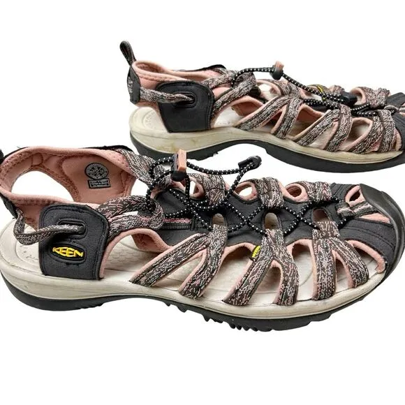 Keen Whisper Waterproof Hiking Sandals Pink Grey Womens Sz 10