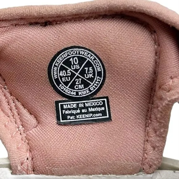 Keen Whisper Waterproof Hiking Sandals Pink Grey Womens Sz 10