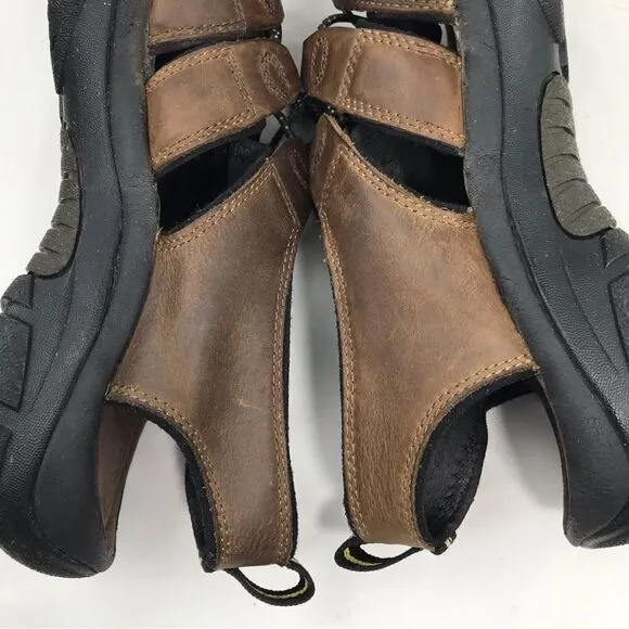 KEEN Brown Leather Waterproof Sport Sandals