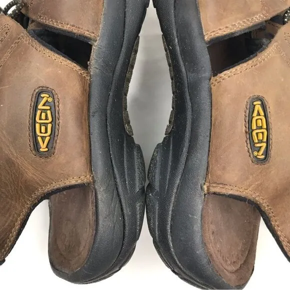 KEEN Brown Leather Waterproof Sport Sandals