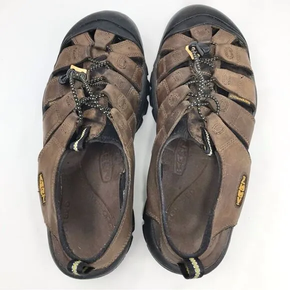KEEN Brown Leather Waterproof Sport Sandals