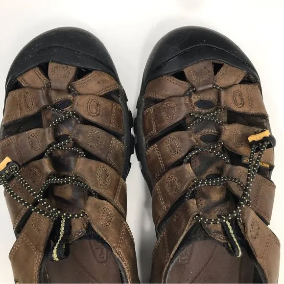 KEEN Brown Leather Waterproof Sport Sandals