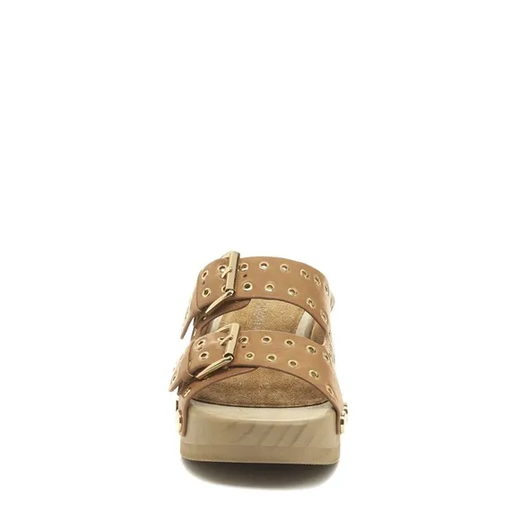 Kelsi Dagger Jolt Tan Clog Sandals
