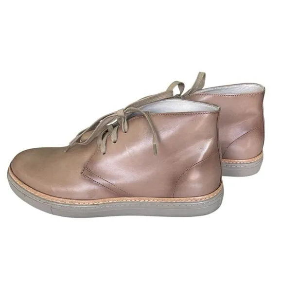 Kenneth Cole Silver Technology Men's Leather Lace Up Ankle Boots Tan Size 7.5