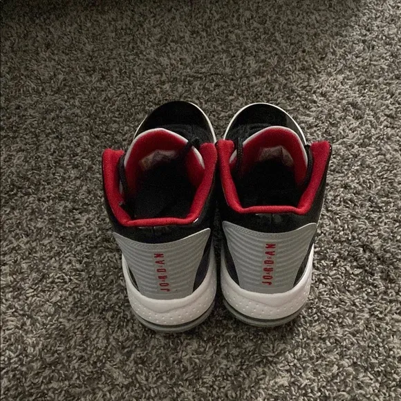 Kids' Black and Red Jordan Sneakers