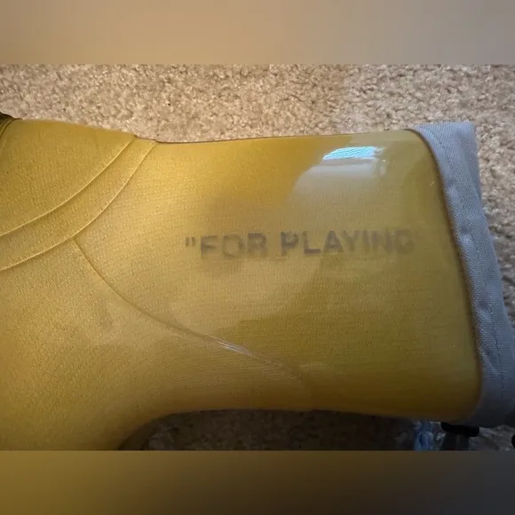 Kids Off-White logo rain boots