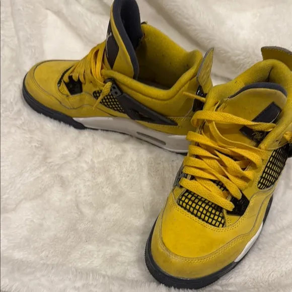 Kids Yellow Jordan Sneakers