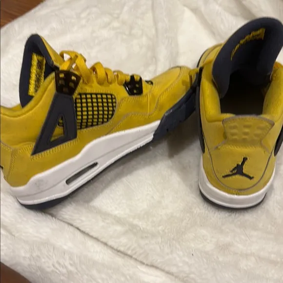 Kids Yellow Jordan Sneakers