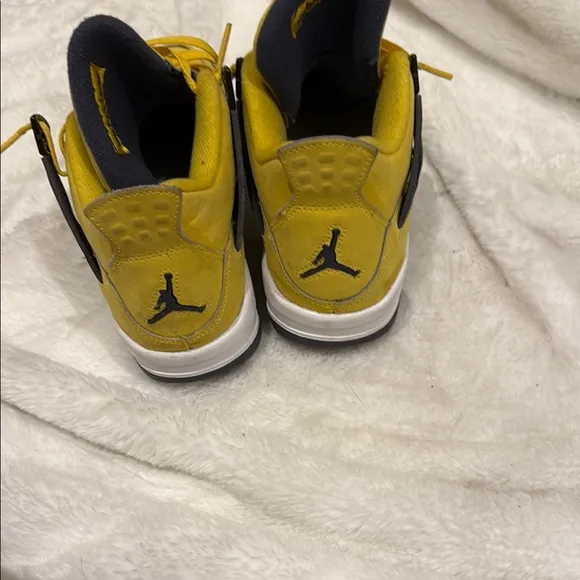 Kids Yellow Jordan Sneakers