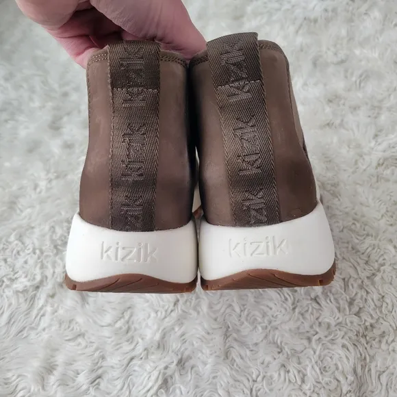 Kizik Toronto Brown Chelsea Boots Slip On Womens Size 6.5 Mens 5