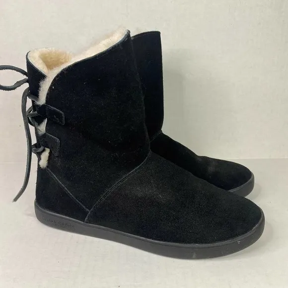 Koolaburra Black Suede Boots