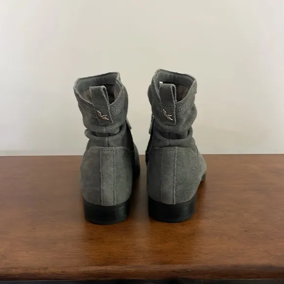 Koolaburra by Ugg Lorelei Suede Ankle Boots Gray Size 10