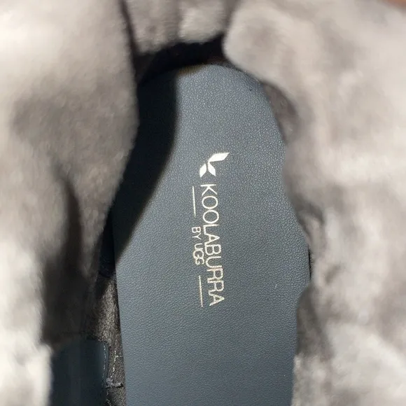 Koolaburra by Ugg Lorelei Suede Ankle Boots Gray Size 10