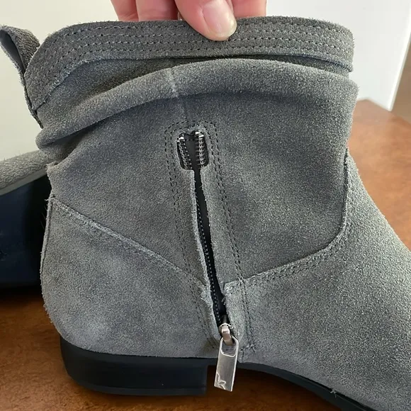 Koolaburra by Ugg Lorelei Suede Ankle Boots Gray Size 10