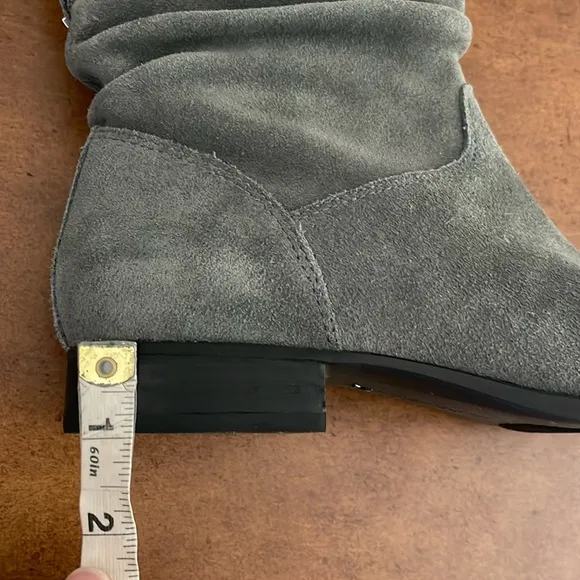Koolaburra by Ugg Lorelei Suede Ankle Boots Gray Size 10