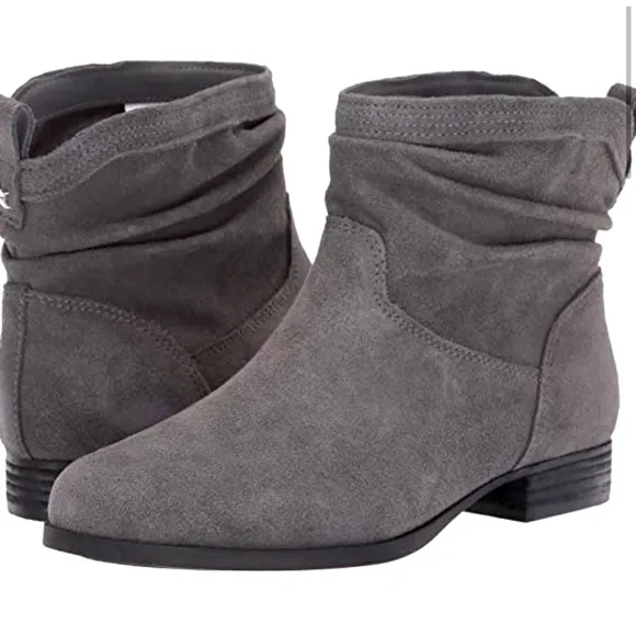 Koolaburra by Ugg Lorelei Suede Ankle Boots Gray Size 10