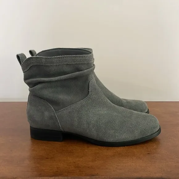 Koolaburra by Ugg Lorelei Suede Ankle Boots Gray Size 10
